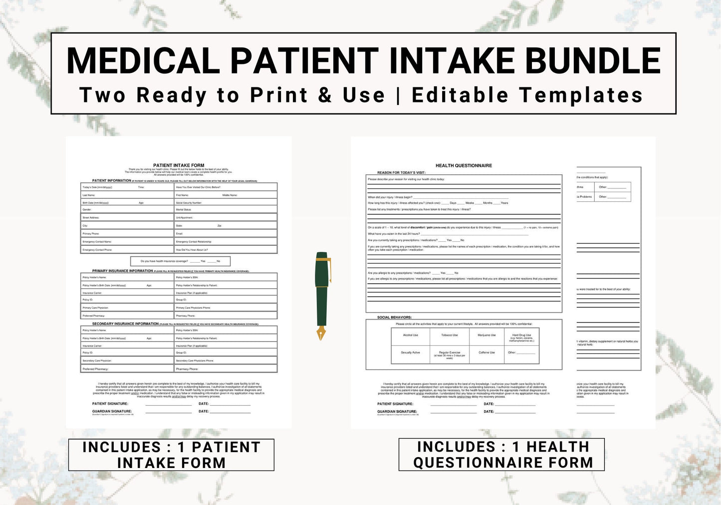 Medical Patient Intake Set | Save Valuable Time of Health Providers by Creating An Automated System For Onboarding New & Returning Patients