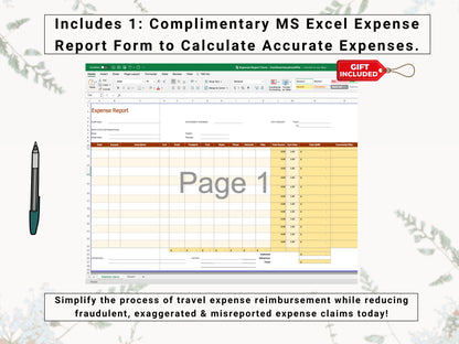 Employee Travel Requisition & Expense Reimbursement Set | Create Automated Systems to Collect and Approve Employee Business Trip Expenses