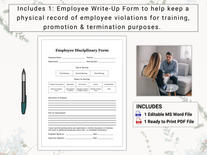 Employee Coaching Collection | Covers: Employee Performances, Improvement Plans, Disciplinary Action, Salary Increases, Terminations & More!