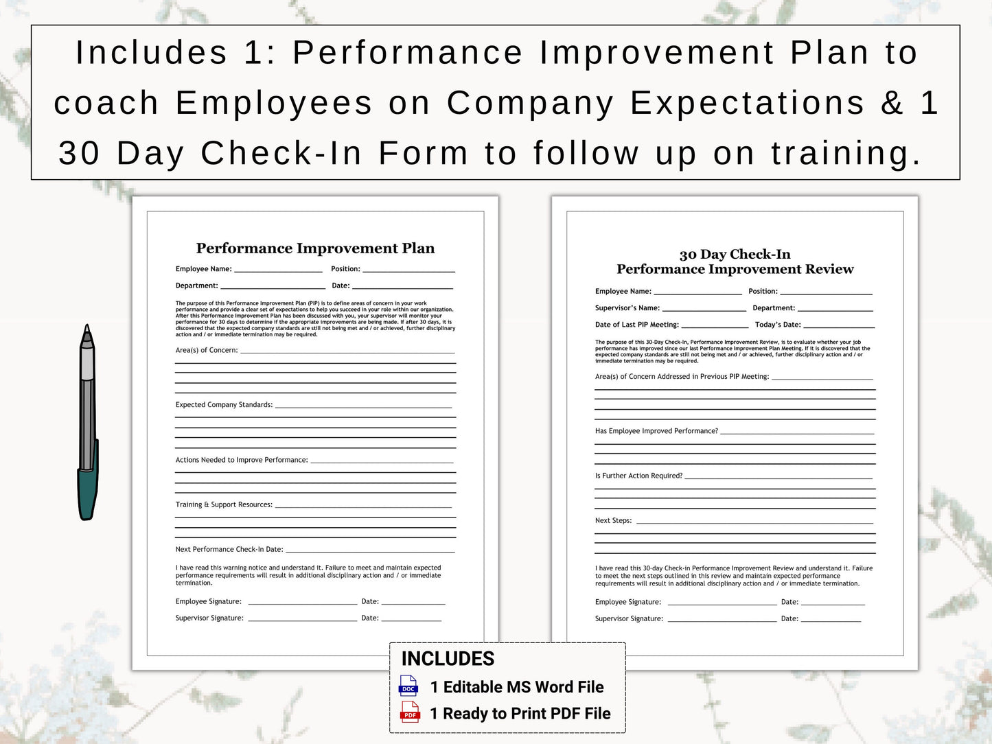 Employee Coaching Collection | Covers: Employee Performances, Improvement Plans, Disciplinary Action, Salary Increases, Terminations & More!